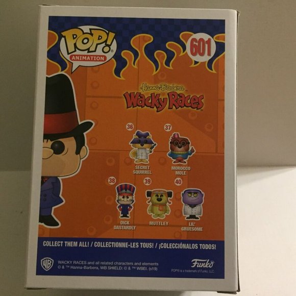 2019 NYCC Shared Hanna Barbara Wacky Races Clyde Funko Pop Figure #601 - Picture 5 of 8
